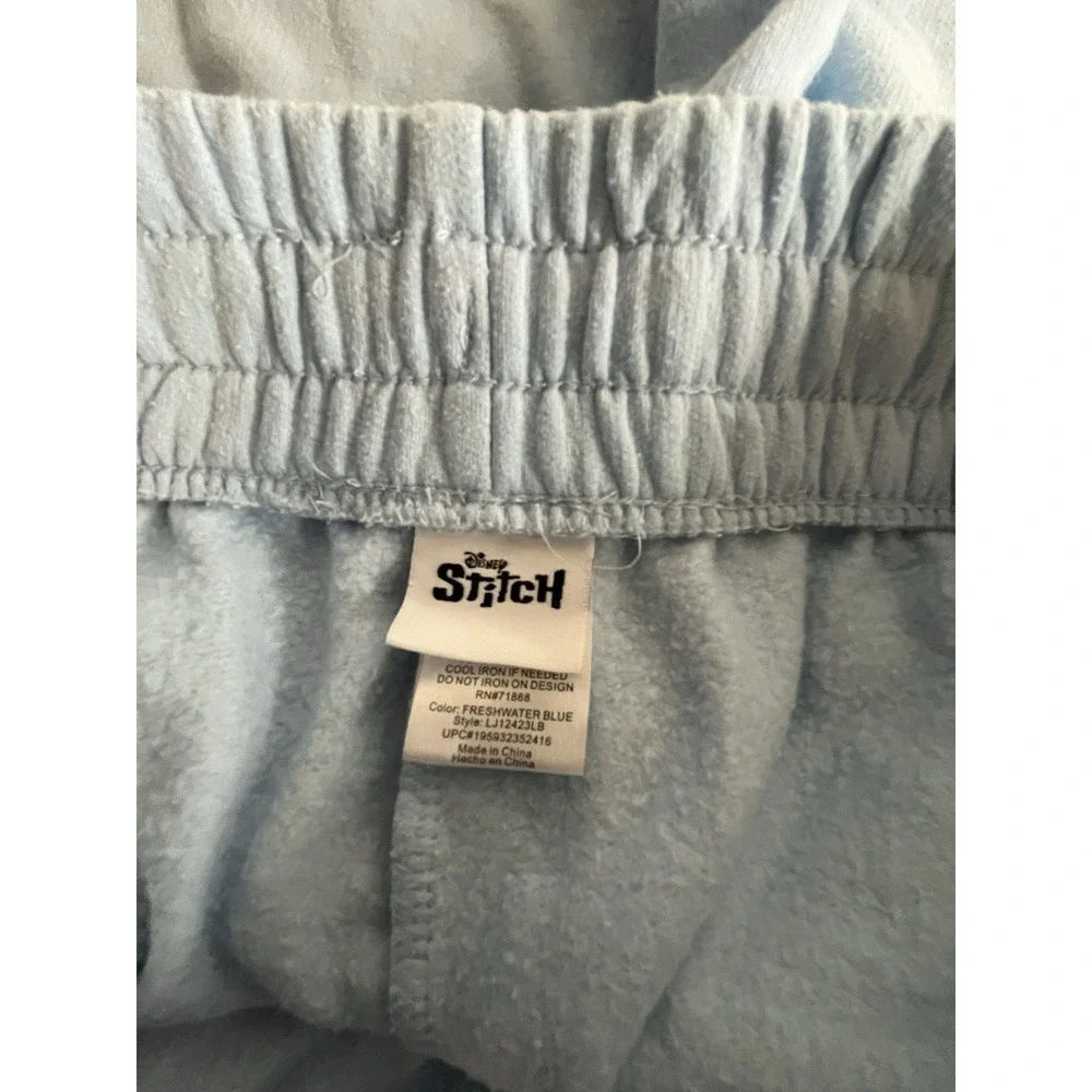 Lilo and stitch‎ sweatpants light blue Disney size large 11/13